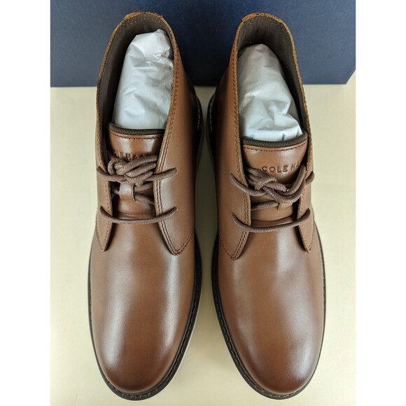 Cole Haan Go To Lace Chukka Boots Mens 8 M Brown Leather Ankle Top Shoes NWB main image 10